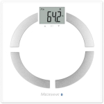 Medisana Kehakaal BS444 40444, 1.6kg, 300mm, 300mm, 23mm, 180kg, 8 kasutajat, Bluetooth, LCD, automaatne v&auml;ljal&uuml;litus
