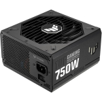 Asus TUF Gaming toiteplokk 90YE00S3-B0NA00, 750W, 80 PLUS Gold, t&auml;ielikult modulaarne, aktiivne jahutus, 1 ventilaator