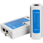 Lanberg Kaabli tester NT-0401, 9V, RJ-45, RJ-12, RJ-11, koaksiaalne, 0.1kg, 28x102x105mm, LED indikaatorid