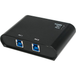 Logilink USB 3.0 l&uuml;liti UA0216, 2 x SuperSpeed USB 3.0, 5000 Mbit/s, must, plastmass, RoHS