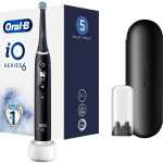 Oral-B Elektriline hambahari iO6 Black Onyx, 1 harjapea, 5 režiimi, Laetav, reisikott