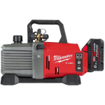 Milwaukee M18 FVP5-801 4933499248 vaakumpump, 142 l/min, 3,33 Pa, 25 mikronit, 18 V, 8 Ah, 1x aku, kuulventiil