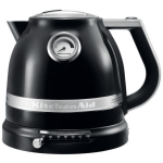 KitchenAid 5KEK1522EOB elektriline veekeetja, 1.5 L, 2400 W, must, roostevaba teras, alumiinium, 7 temperatuuri seadistust
