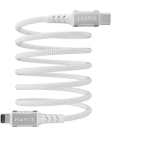 Havit CB6298 magnetiline USB-C&ndash;Lightning kaabel, 1 m, valge, 4 mm, 1 tk
