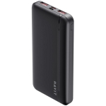 Havit PB90 10000mAh powerbank, 2xUSB-A, 1xUSB-C, 1xMicro-USB, LiPo, LED-indikaatorid, must