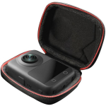 Telesin DJI Osmo 360 kaitsekott S6-PRC-21-TDJ, 95x57x75mm, 48g, PU, siid, must, t&auml;ielikult suletud, ergonoomiline k&auml;epide