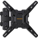 Perlegear PGMF3 teleri seinakinnitus, 26-60", &plusmn;90&deg;, -15&deg; kuni +5&deg;, 100x100-400x400 mm, 37 kg, teras, must