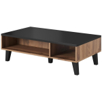 Cama LOTTA 110 coffee table wotan oak/mat black