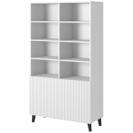 Shelving unit PAFOS 100x40x176.5 cm white matt
