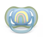 Philips Avent lutt Ultra Air Deco SCF086/03, vikerkaar, 0-6M, 1 tk, silikoon, ortodontiline