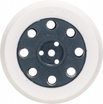 Gumijas slīp&scaron;ķīvis D125 ciets, Ekscentra slīpma&scaron;īnām SLĪPĒ&Scaron;ANAS PAMATNE AR 8 ATVERĒM, 2608601119, BOSCH