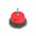 Tērauda krimpēta vadu birste 50mm, ar kātu, 4500 apgr./min, AW55151, AWTOOLS