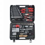 1/4" HEX uzgriežņu atslēgu un ratchet komplekts 122 gab., 72 zobi, CrV un CrMo tērauds, AW39122BL
