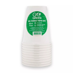 Prillid &ouml;koloogilised Go Green 350ml 10 tk. valge 1901359 GOGREEN