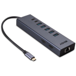 Lindy dokk 43373 2x 4K HDMI, PD 3.0 100W, USB 3.2 Gen 2, Gigabit Ethernet, 1x USB-C, 5x USB 2.0