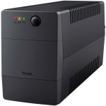 Trust UPS 23503 800VA, 480 W, 2 AC v&auml;ljundit, AVR, VRLA aku 9 Ah, 12 V, must