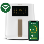 Philips kuuma &otilde;hu frit&uuml;&uuml;r HD9255/30, v&otilde;imsus 1400 W, maht 4.1 L, v&auml;rv Kuldne/Valge, puutetundlik juhtimine, 7 programmi