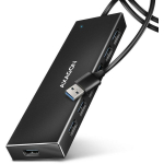 Axagon USB keskjaam HUE-F7A USB 3.2 7x USB-A, 1 m kaabel, alumiiniumkorpus, Hot Plug, Plug and Play