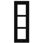 2N sisenemisepaneel 3 mooduliga, must, mudel 9155013B