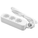 Mediarange toitekaabli pikendus MRCS201 1.4 m, 3 pistikut, 3500 W, 45&deg; p&ouml;&ouml;ratud pistikud, laste kaitse