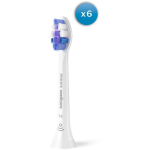 Philips Hambaharja pead HX6056/87, 6 tk, Valge, &Uuml;lipehmed harjased, 3 kuu vahetusperiood