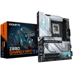 Gigabyte Emaplaat Z890 GAMING X WIFI7 1.0, 16+1+2 faasi VRM, 8800MHz DDR5, 4xDIMM, 2.5GbE LAN, Wi-Fi 7, USB 4.0, ATX