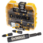 Dewalt EXTREME&reg; FLEXTORQ&reg; PZ2 25mm kruvikeeraja otsikute komplekt DT70564T-QZ, 26 tk, magnetiline juht, plastikkarp, TSTAK &uuml;hilduv