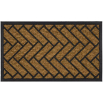 Besk Uksevaip 9119013, 45x75cm, Pruun/Must, Kookoskiud/Kummi, Ristk&uuml;lik