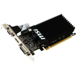 Msi Graafikakaart GT7102GD3HLP, 2 GB, GDDR3, 64 b, D-Sub, DVI, HDMI, PCIe 2.0, DX12, OpenGL 4.5