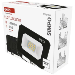 Emos LED prožektor SIMPO 10 W ZS2213, 1000 lm, 220&ndash;240 V, 50/60 Hz, IP65, 4000 K, 120&deg;, alumiinium, klaas