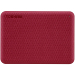 Toshiba V&auml;line k&otilde;vaketas Canvio Advance HDTCA40ER3CA, 4000 GB, 2.5", USB 3.2 Gen1, punane, parooliautentimine