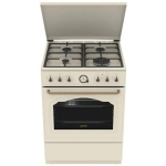 Gorenje Keraamiline pliit GKS6C71CLI, 71L, 60cm, gaasipliit, elektriline ahi, kuldne, isepuhastuv, 4 p&otilde;letit