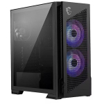 MSI Arvutikorpus MPG VELOX 300R AIRFLOW PZ, 4x2,5'', 1x3,5'', 7 laienduse pesa, 2x160mm ARGB ventilaatorit, must