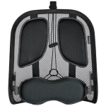 Fellowes | Professional back support with mesh Professional Series | Graphite | Depth 195 mm | Height 370 mm | Mesh textile | Width 304 mm