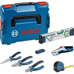 Bosch T&ouml;&ouml;riistade komplekt 0615990N2S, 200mm tangid, 180mm kombineeritud tangid, 160mm l&otilde;ikurid, 25cm tasand, 5m m&otilde;&otilde;dulint