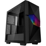 Deepcool Arvutikorpus CYCLOPS BK R-BKAAE1-C-1, 8.3kg, l&auml;bipaistev, must, Midi torn, 2x3.5, 3x2.5, 1xUSB-C, 1xAudio, valgustus