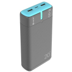 Tracer EnerGen 20000 mAh TRABAT47517, 20000 mAh, 2xUSB-A, 1xUSB-C, 5V/2.4A, PD 20W, QC 3.0, mitme seadme laadimine