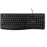 Sbox Klaviatuur K-103 US, 104/105 nuppu, membraan, USB 2.0, 1,5m kaabel, USA paigutus, plastmass