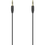 Hama Helikaabel 00205263, 3.5mm Jack - Jack, 3m, must