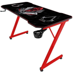 Subsonic M&auml;ngulaud Assassins Creed SA5706-AC1, 120cm, 60cm, 75cm, 18kg, must, punane, teras, MDF, k&otilde;rguse reguleerimine