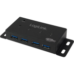 Logilink USB 3.0 keskuse UA0149, 4x USB 3.0, 5 Gbps, toiteadapter kaasas, kuum &uuml;hendamine