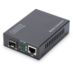 Digitus gigabiti Etherneti meedia muundur DN-82130, 10/100/1000 Mbps port, SFP, 80 km, automaatne kaabli tuvastamine