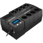 Cyberpower UPS 1200VA/720W BR1200ELCD-FR, 8xFR, 1xUSB, RJ11, RJ45, AVR, LCD, toitekaabel, &uuml;lepinge kaitse