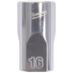 Milwaukee 4932498826 1/2" 12-tahuline pesa, 16 mm, l&uuml;hike, meetriline, kroomitud