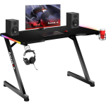 Huzaro Hero 2.5 RGB m&auml;ngulaud HZ-Hero 2.5 RGB, 1200x600mm, 750mm, teras, MDF, RGB LED, kaugjuhtimine, kaablite sisseviigud