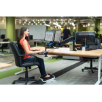 Kensington SmartFit ergonoomiline tugi K60412WW, must, seljatugi