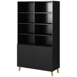 PAFOS bookcase 100x40x176.5 cm matte black
