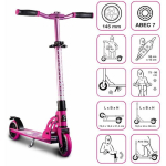 Muuwmi Six Degrees Aluminium Scooter AU 584, 145mm, 82A, ABEC 7, 100kg, kokkupandav, roosa