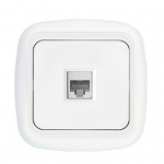 Interneti-pistikupesa HARMONY LUX 1v., Valge BYLECTRICA