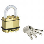 Tabalukk - teras/messing EXCELL M5BEURD MASTERLOCK